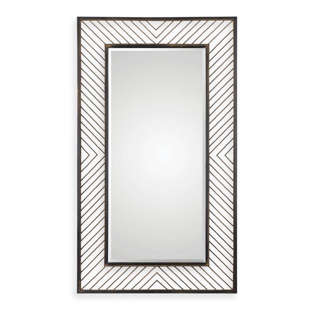 Uttermost Karel Bronzed Rust Glazed Mirror - Image 2