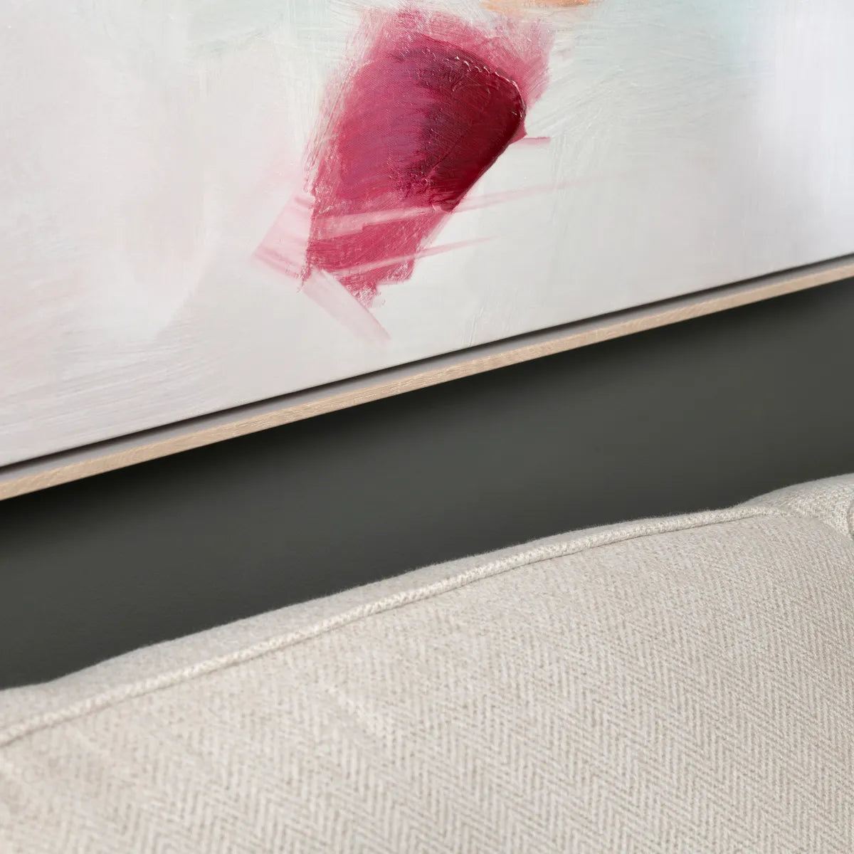 Crestview Collection Barlow Oversized Canvas Painted Wall Art - Image 3
