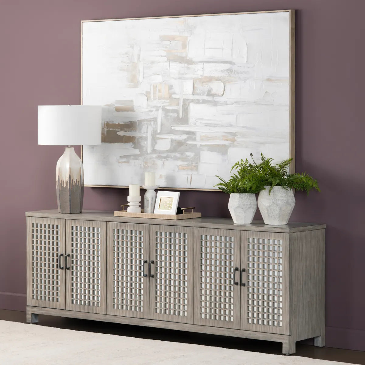 Crestview Collection Peacham Modern Minimalism Wall Art - Image 1