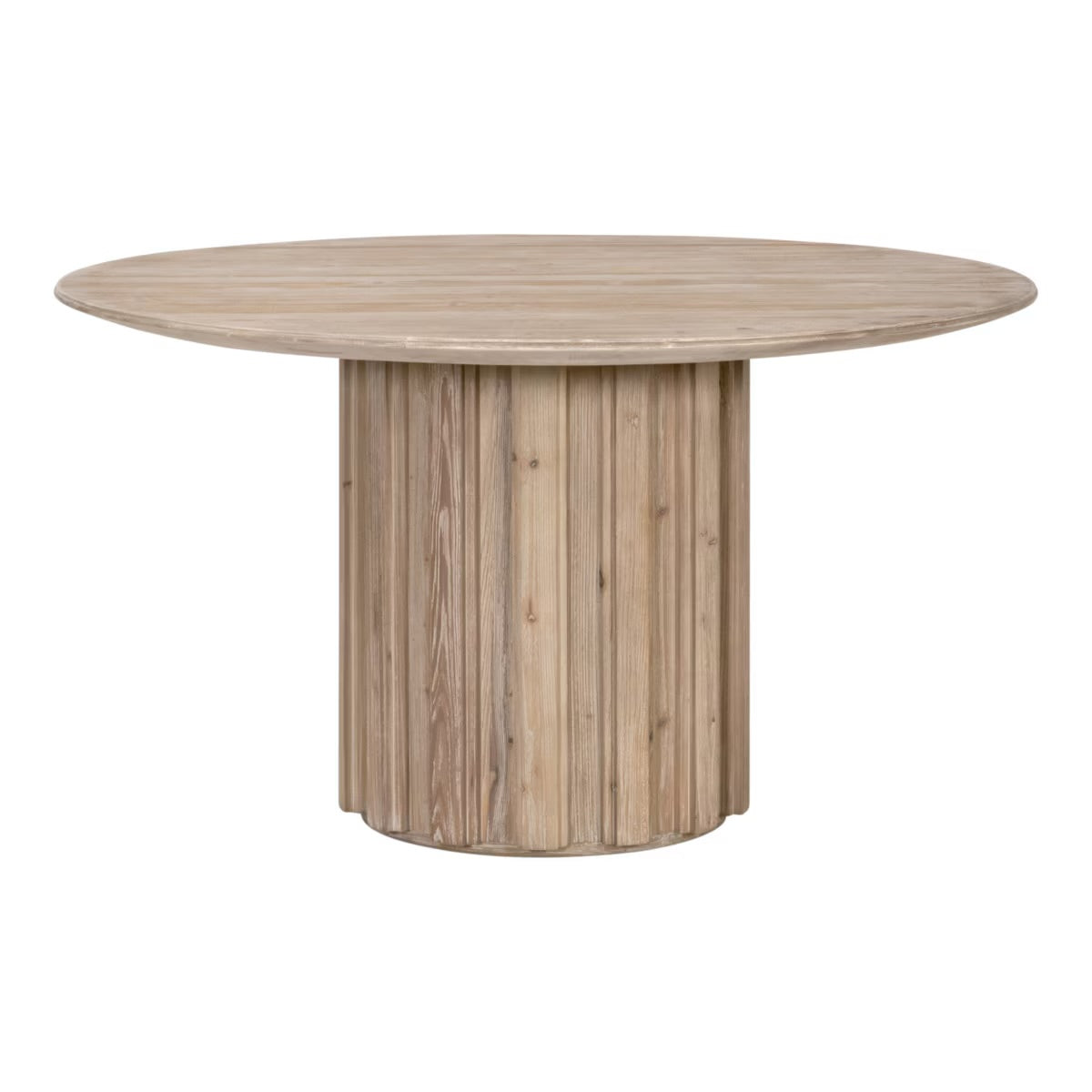 Essentials For Living Roma 54” Round Dining Table ~ Smoke Gray Pine ~ LIMITED QUANTITY! 1 LEFT! - Image 1