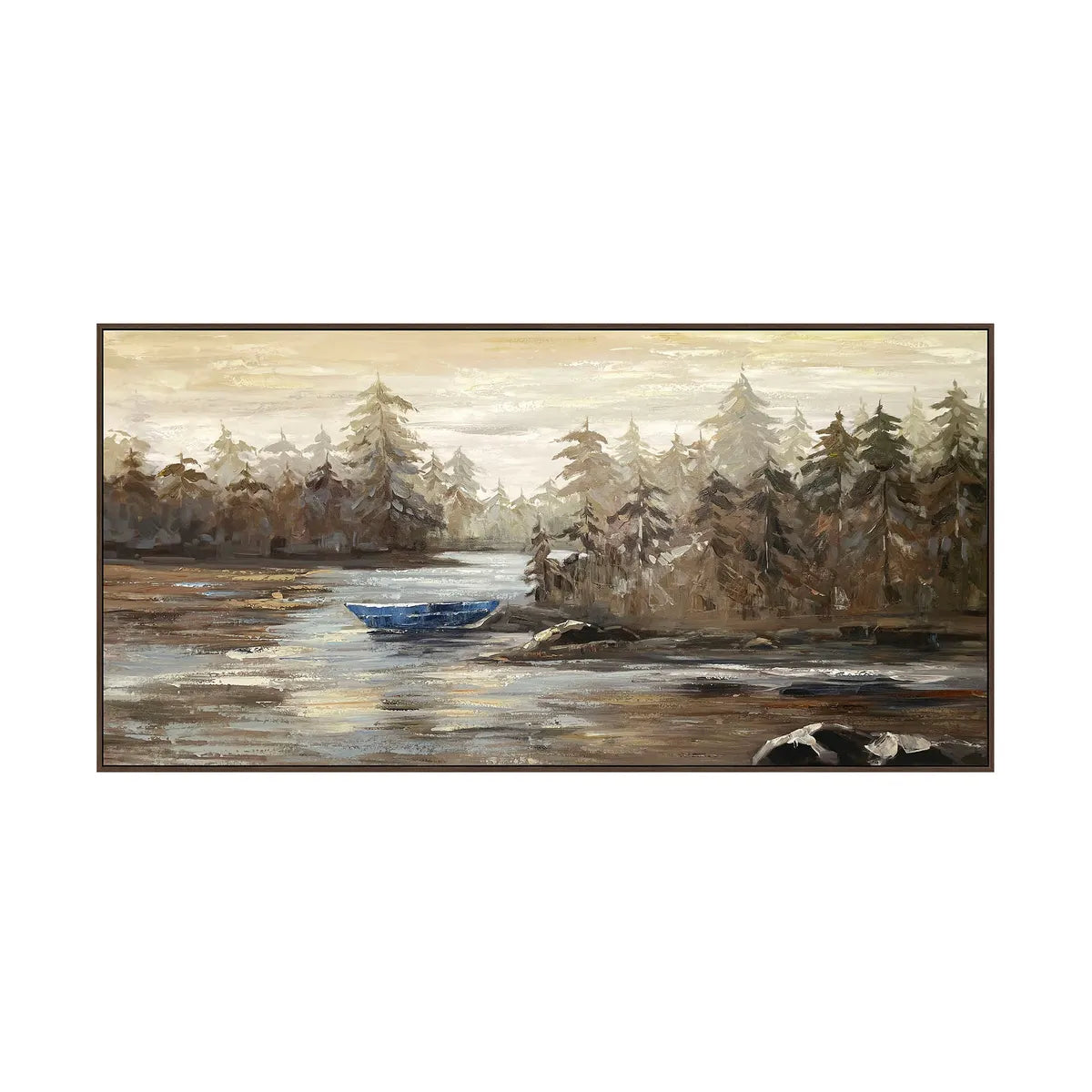 Crestview Collection Lake Days Hand Painted Wall Art - Image 2