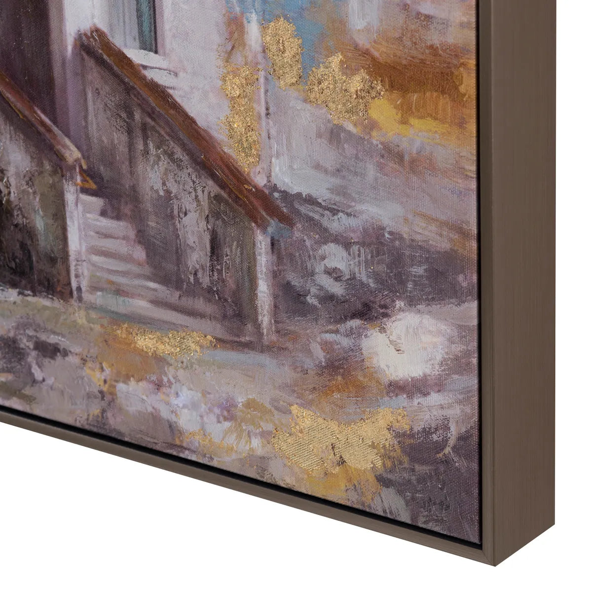 Crestview Collection Steeple Canvas Painting Wall Art - Image 3
