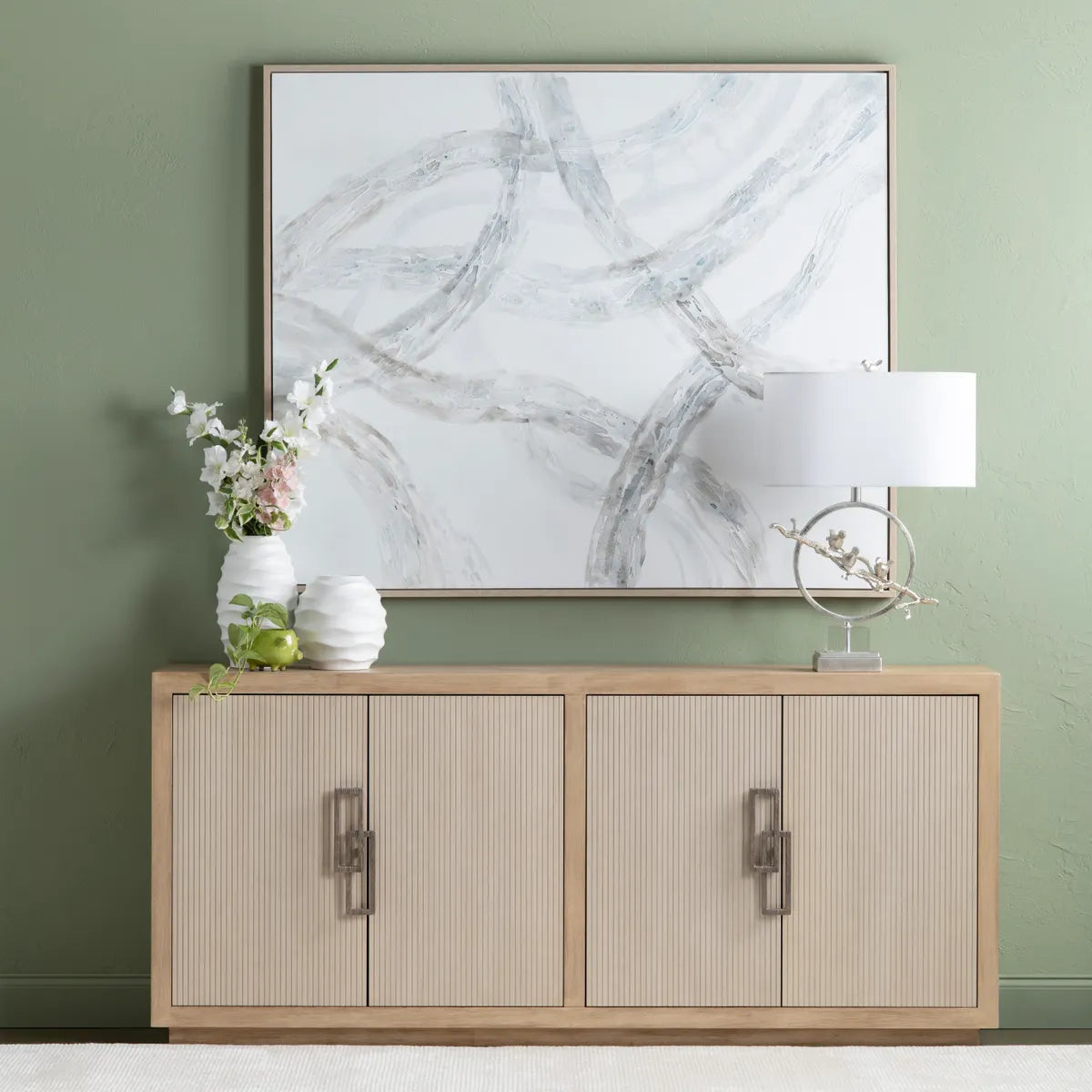 Crestview Collection Caldwell Abstract Masterpiece Wall Art - Image 1
