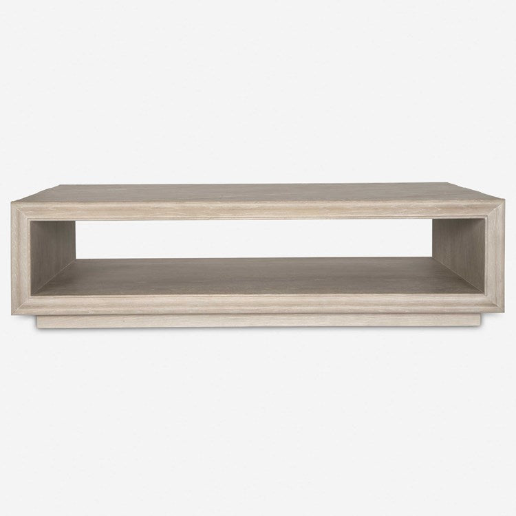Uttermost Prism Light Oak Coffee Table - Image 2