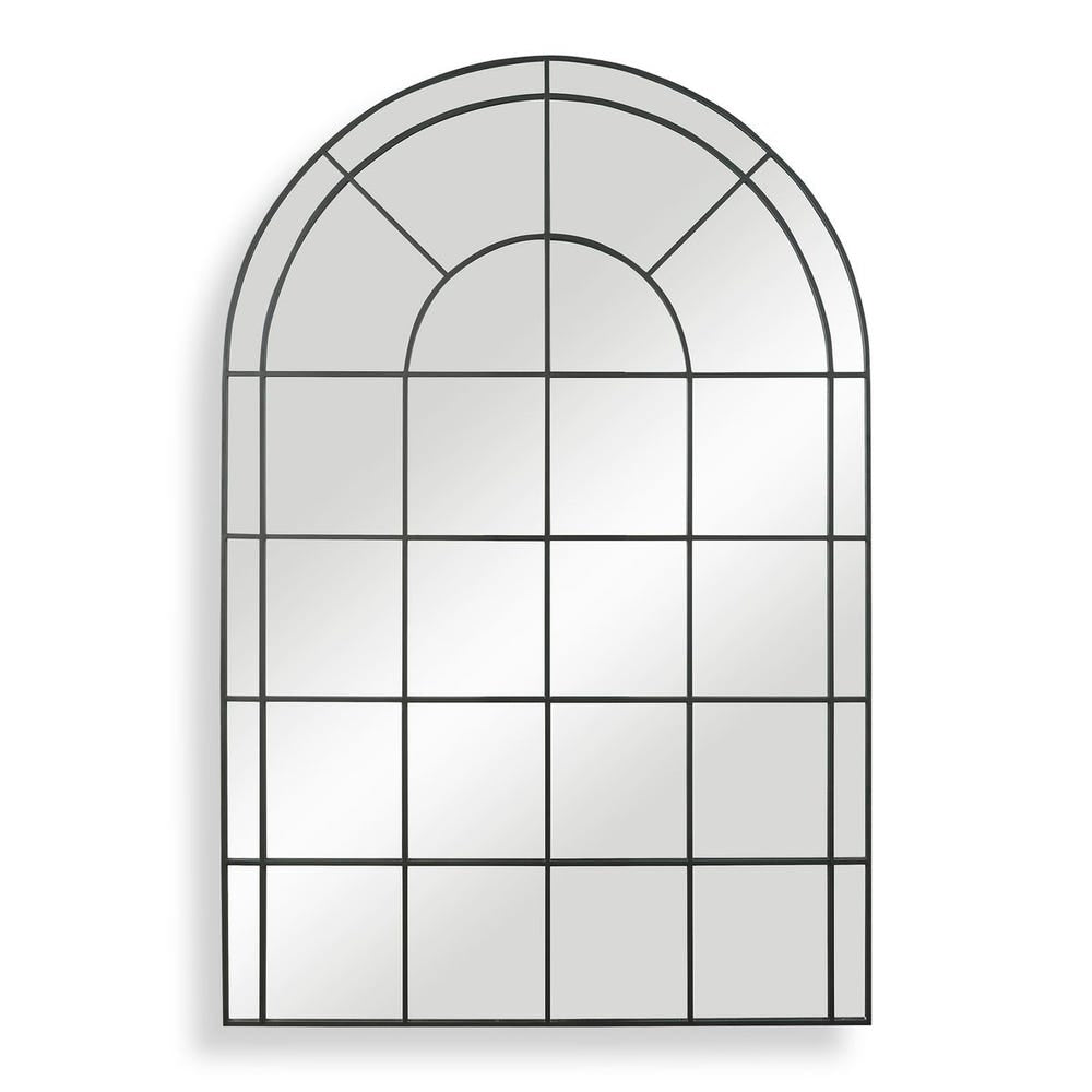 Uttermost Grantola Satin Black Arch Mirror - Image 2