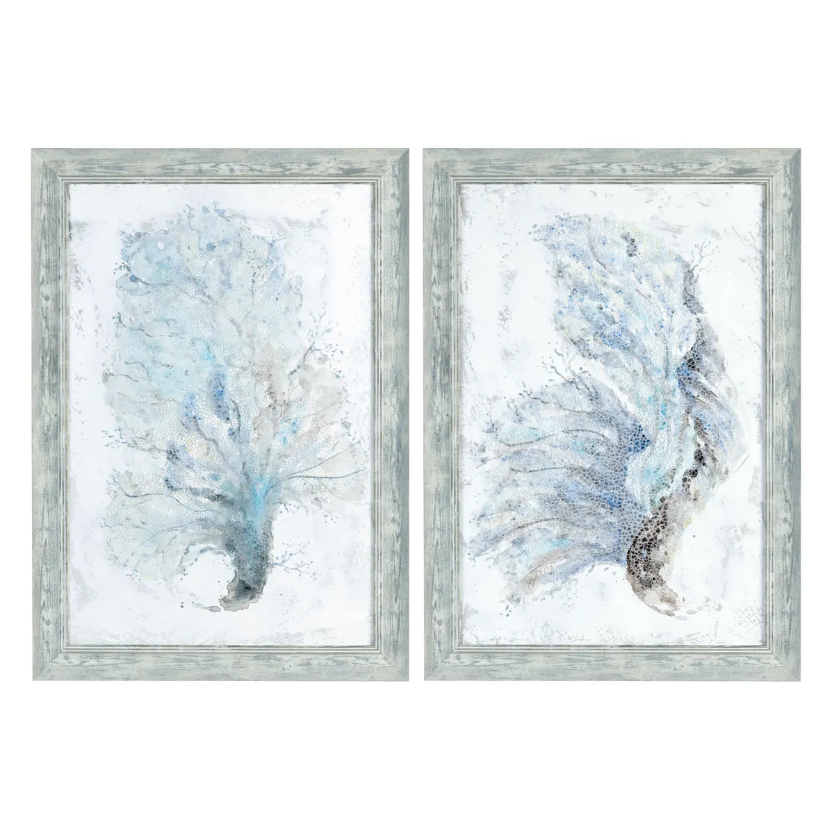 Crestview Collection Pembroke Hand Finished Wall Art ~ Set Of 2 - Image 1