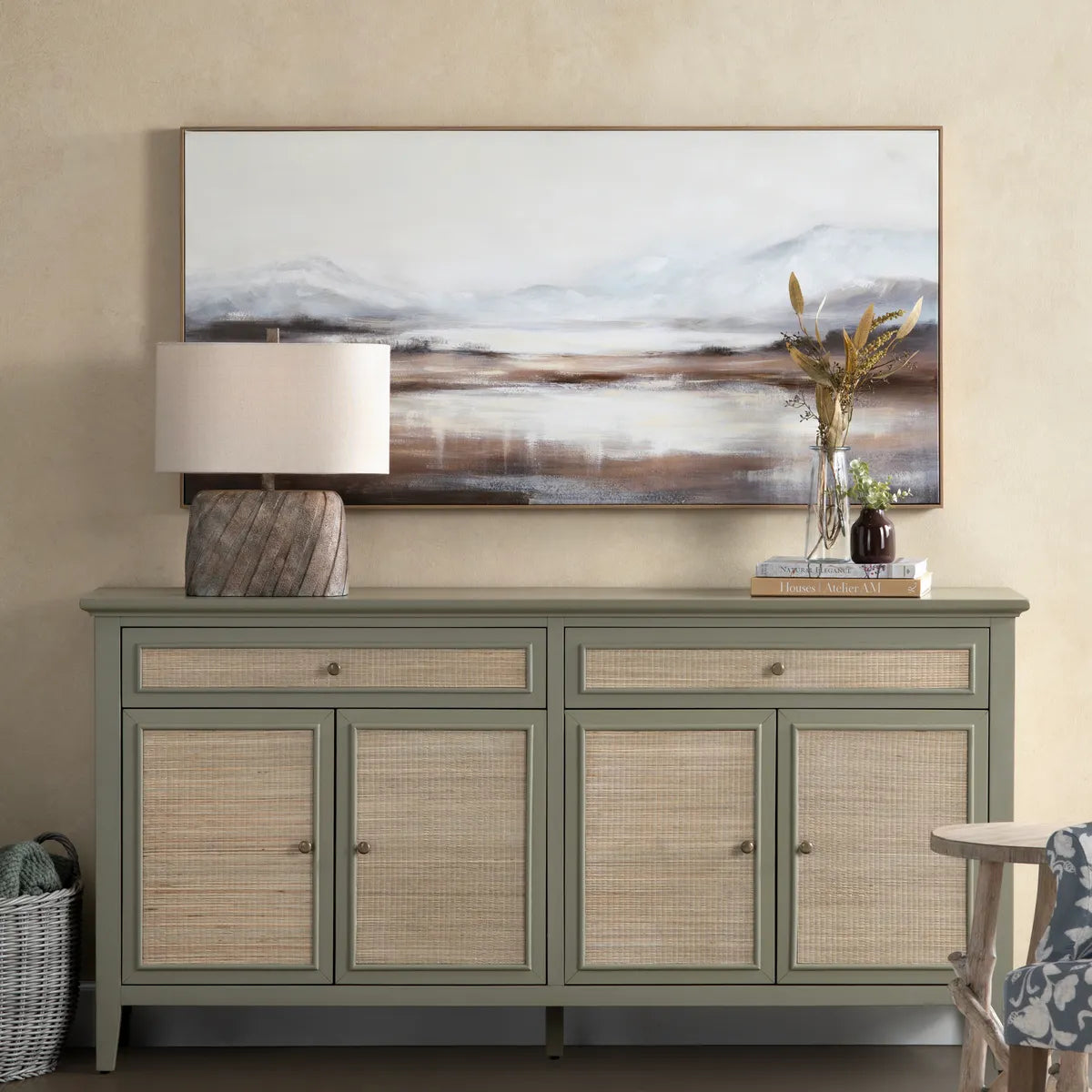 Crestview Collection Albuquerque Hand Painted Wall Art - Image 2