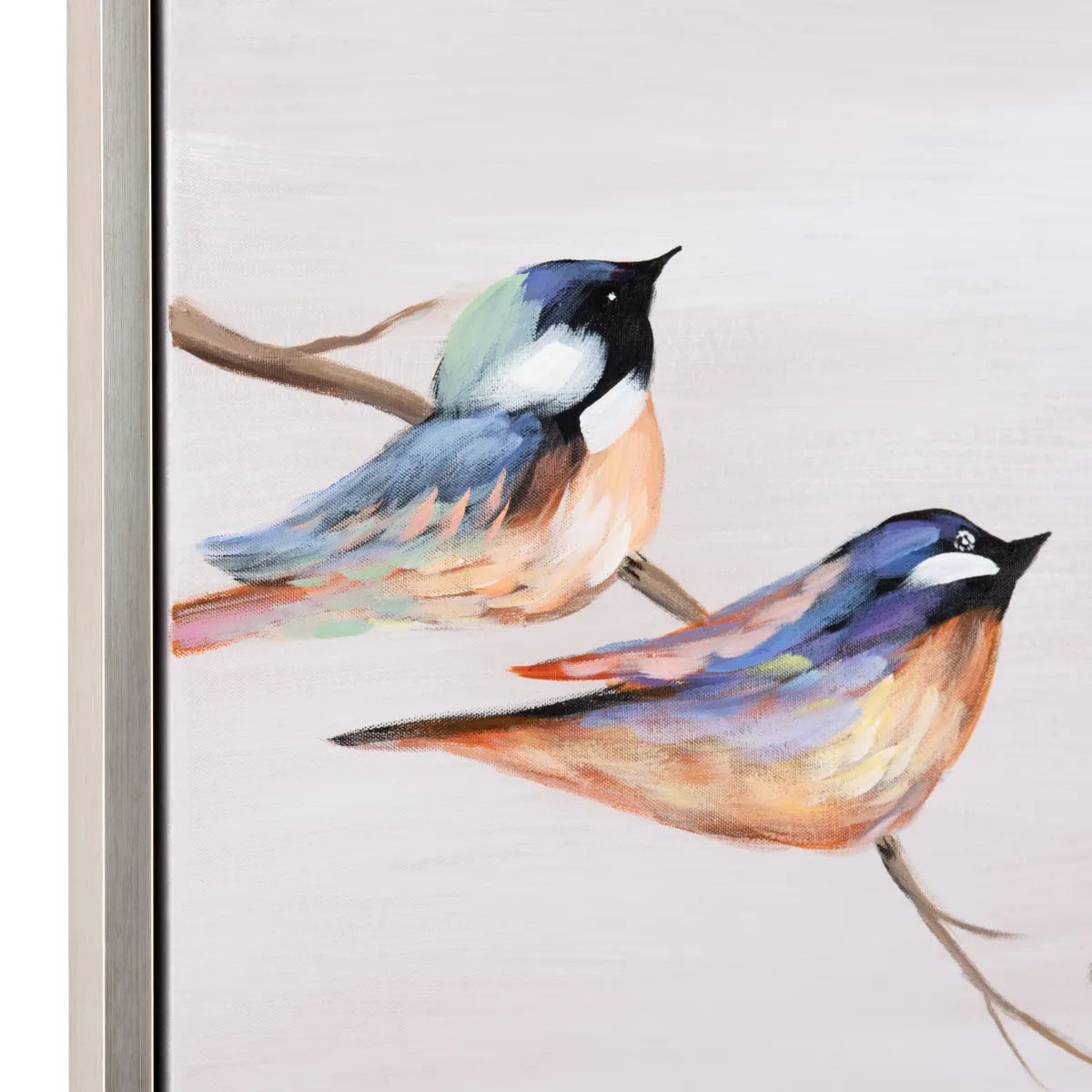 Crestview Collection Birdie Birds Canvas Wall Art - Image 2