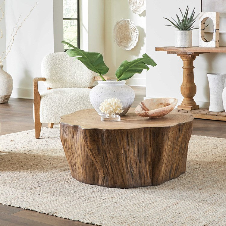 Uttermost Woods Edge Aged Sierra Brown Coffee Table