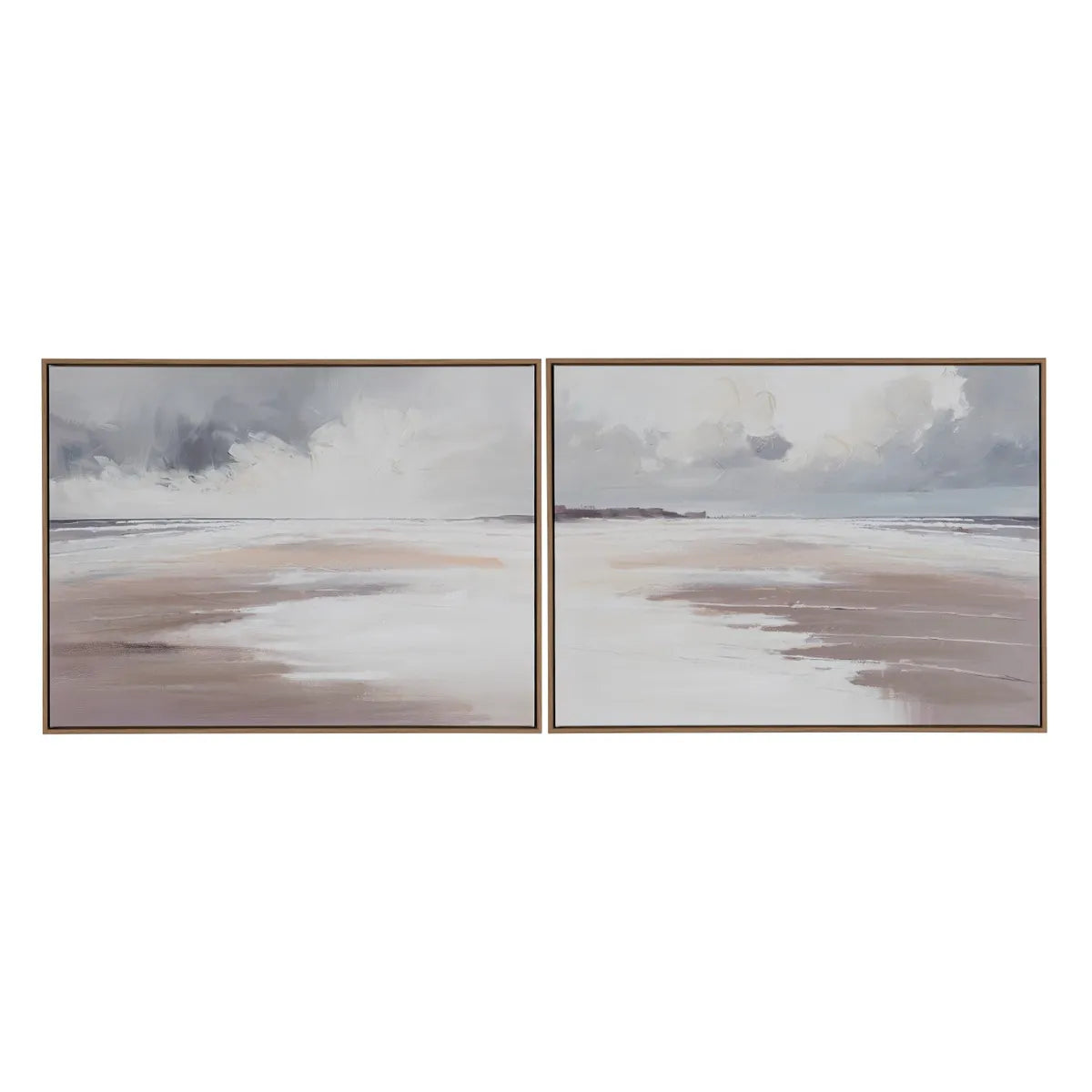 Crestview Collection Durham Beachside Landscape Wall Art ~ Set Of 2 - Image 1