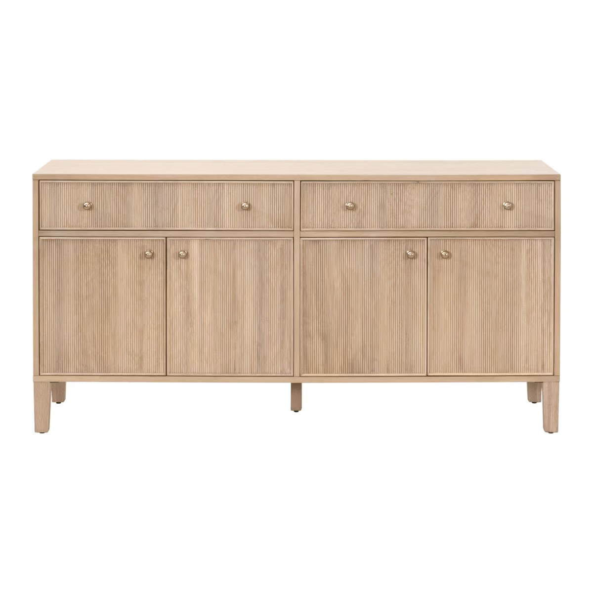 Essentials For Living Highland Natural Oak Media Sideboard