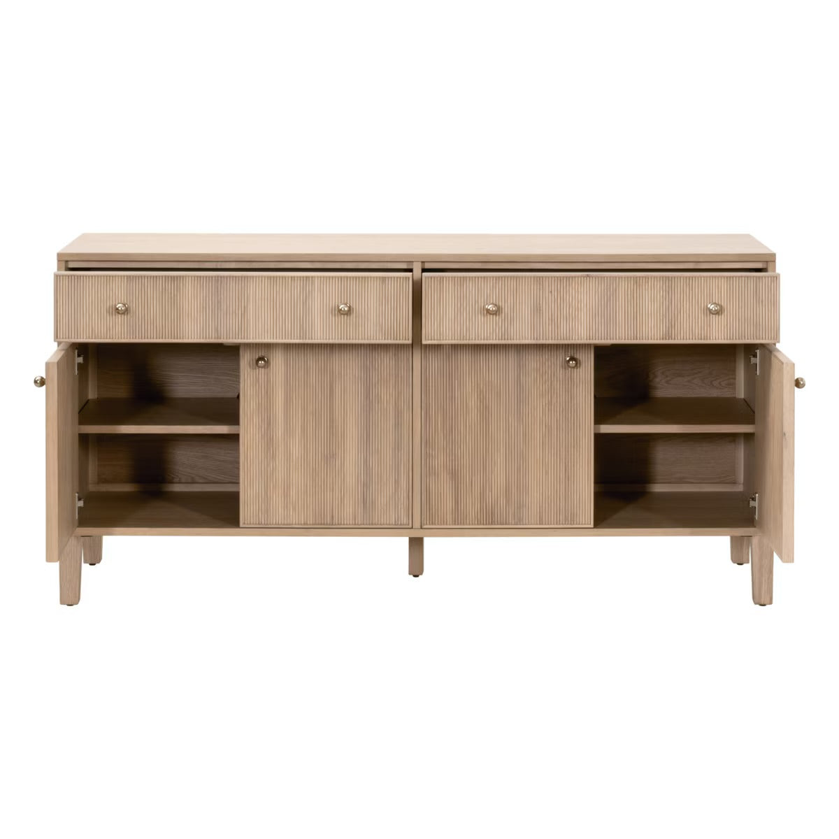 Essentials For Living Highland Natural Oak Media Sideboard - Image 2