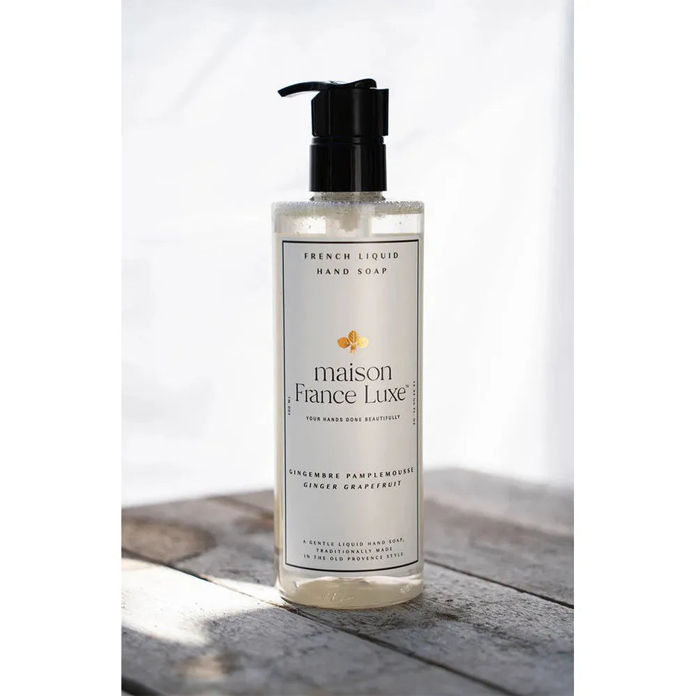 Maison France Luxe Ginger Grapefruit French Liquid Hand Soap ~ Ginger Pamplemousse ~ IN-STORE PURCHASE ONLY