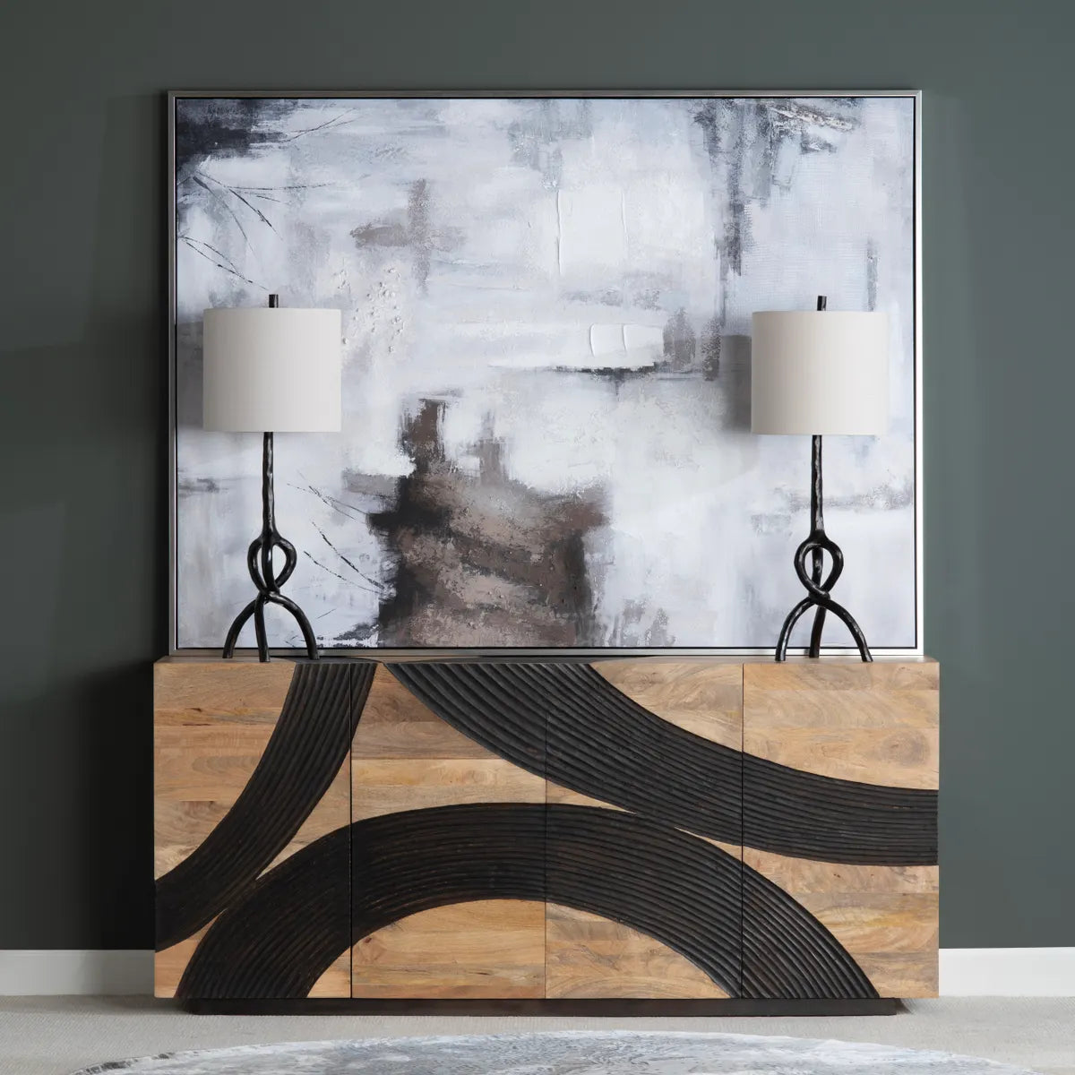 Crestview Collection Johnson Hand Finished Wall Art - Image 2