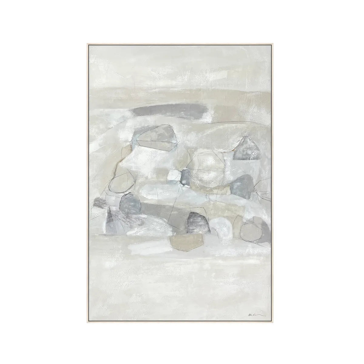 Crestview Collection Evell Hand Painted Wall Art - Image 1