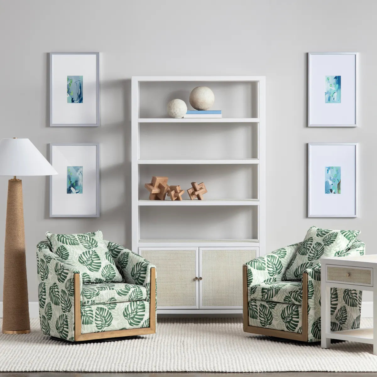 Crestview Collection Bliss Hand Finished Wall Art ~ Set Of 4 - Image 1