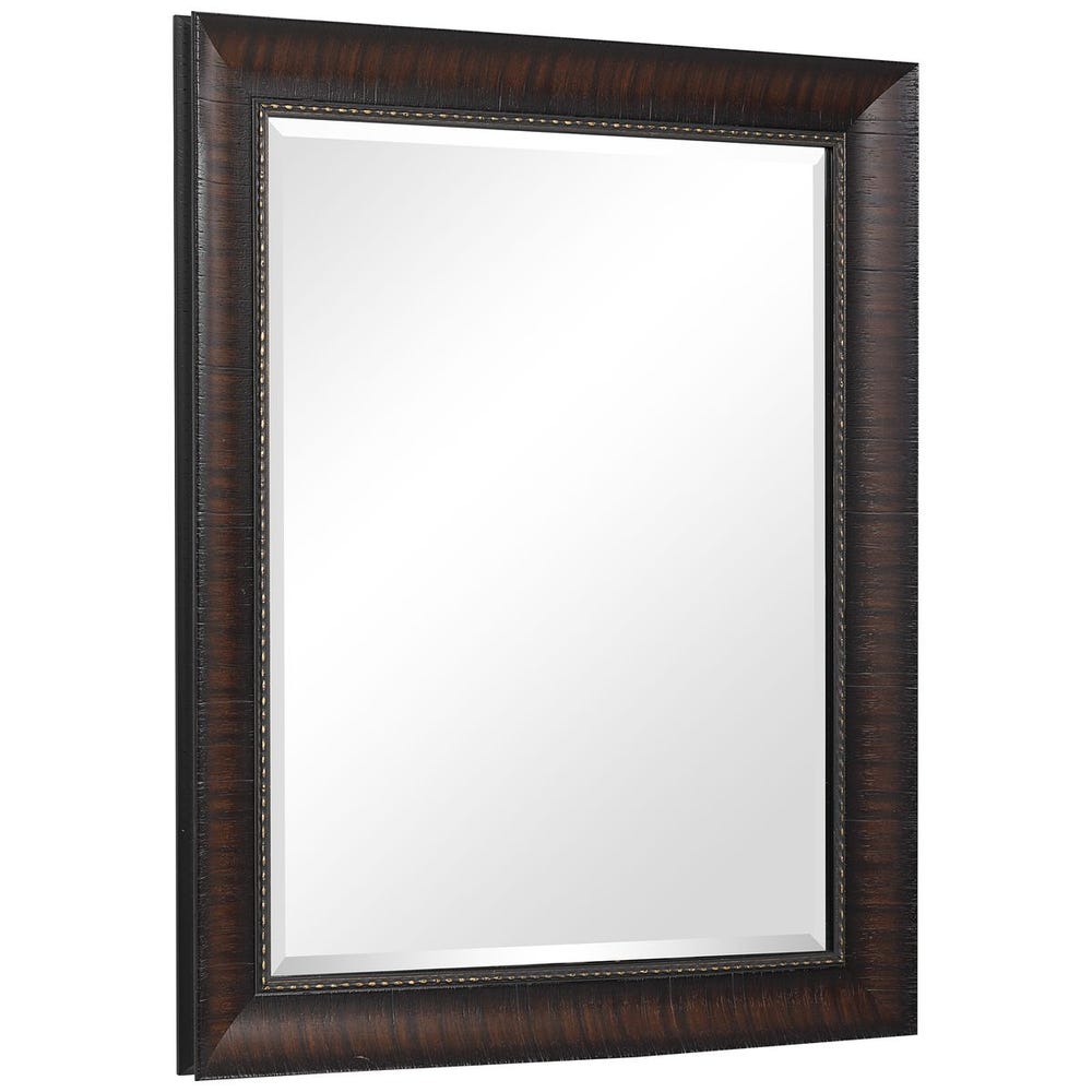 Uttermost Wythe Wood Grain Burnished Wood  Mirror - Image 3