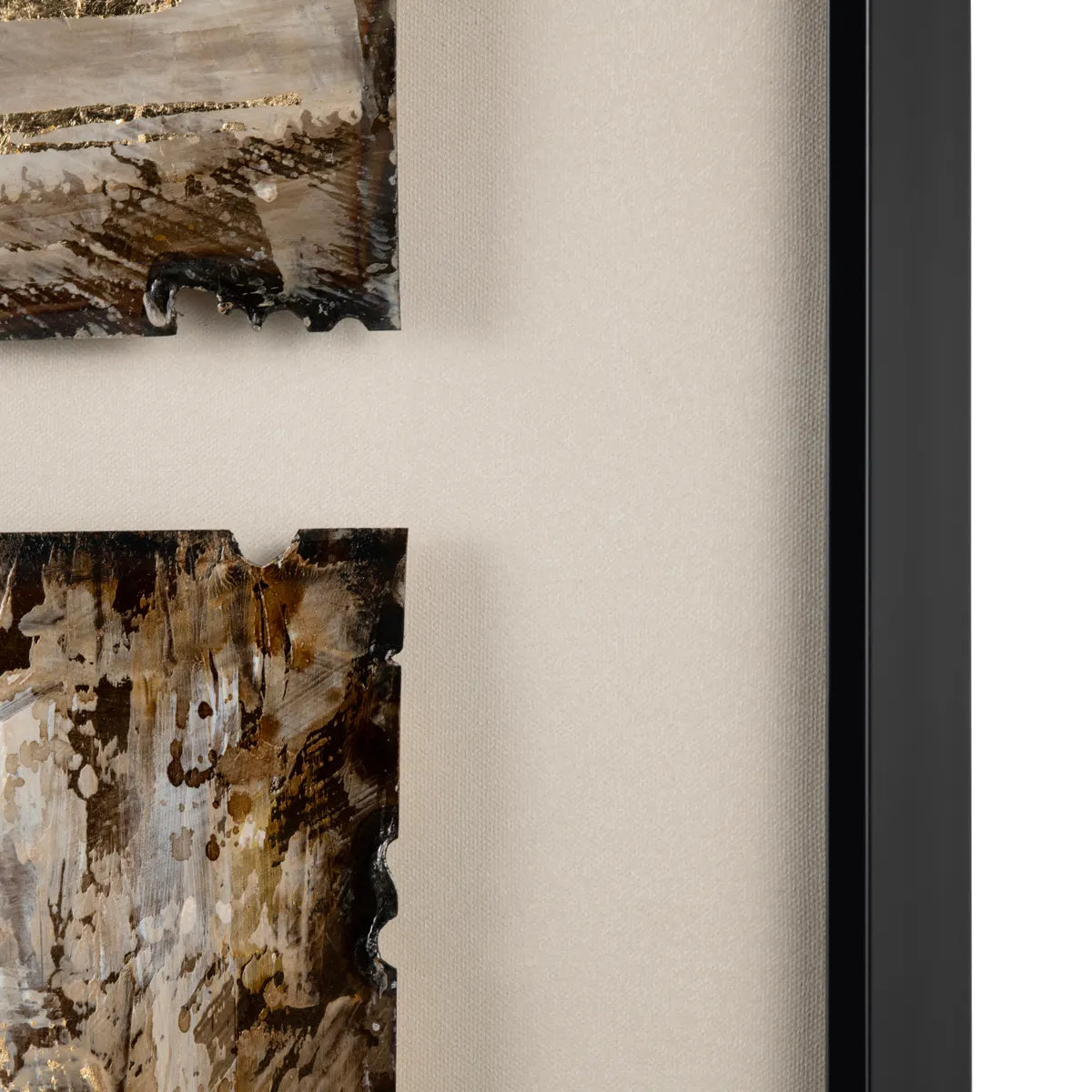 Crestview Collection Metallic Textures Wall Art ~ Set Of 2 - Image 3