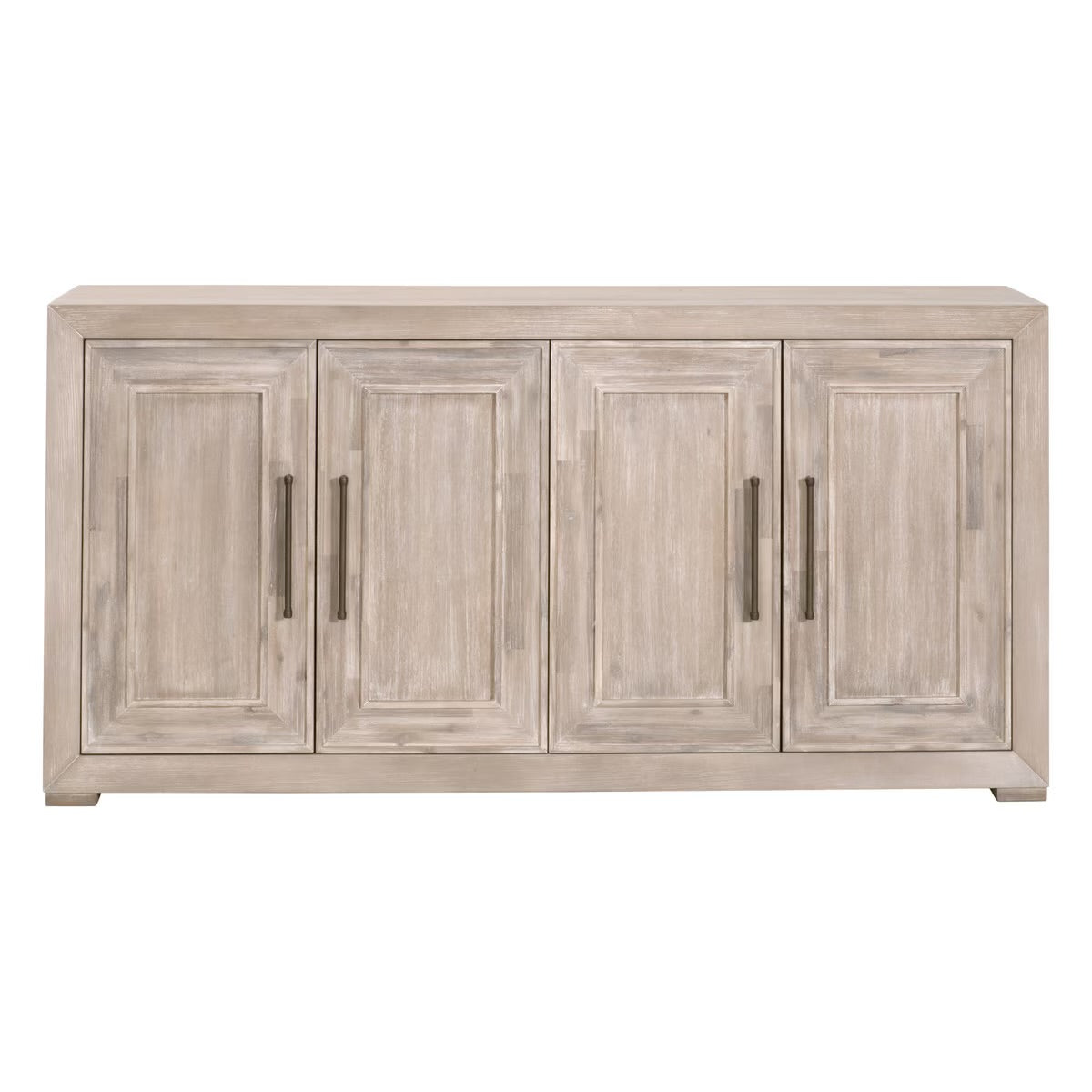 Essentials For Living Hunter Natural Gray Acacia Media Sideboard - Image 1