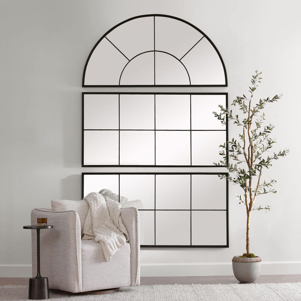 Uttermost Rousseau Window Arch Mirror - Image 1