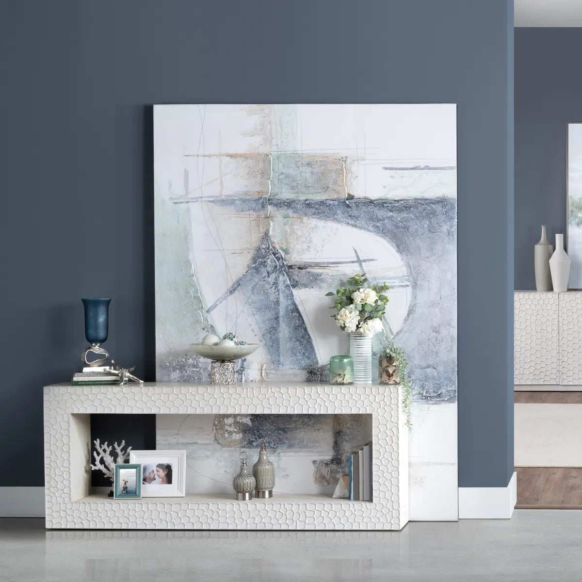 Crestview Collection Holland Oversized Abstract Painting Wall Art - Image 1