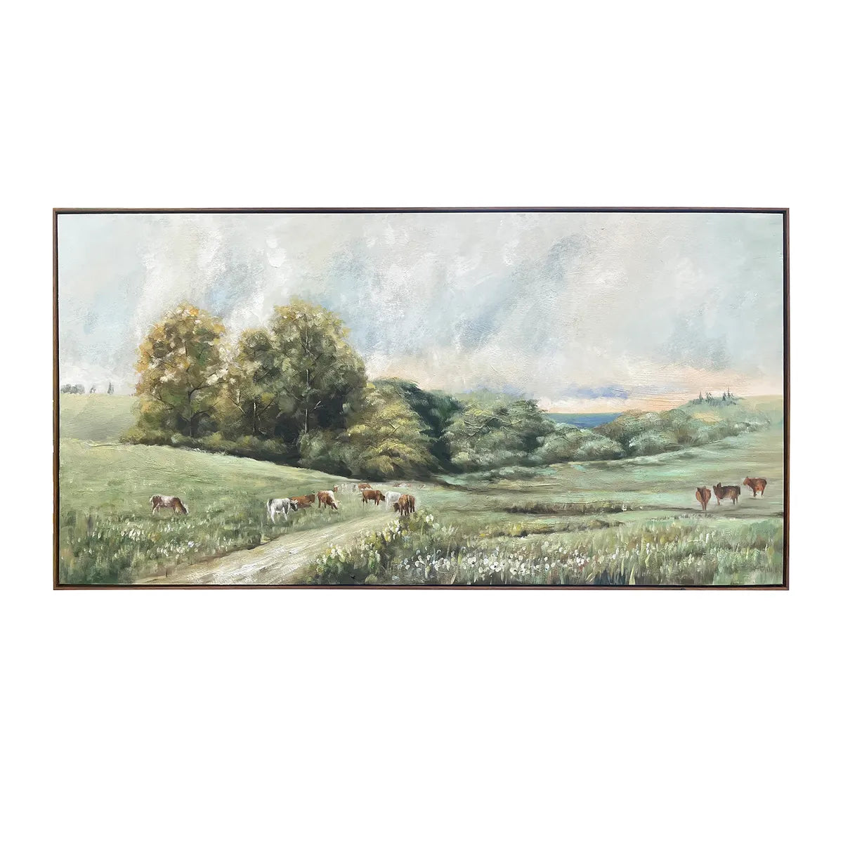 Crestview Collection Rural Bliss Landscape Wall Art - Image 1