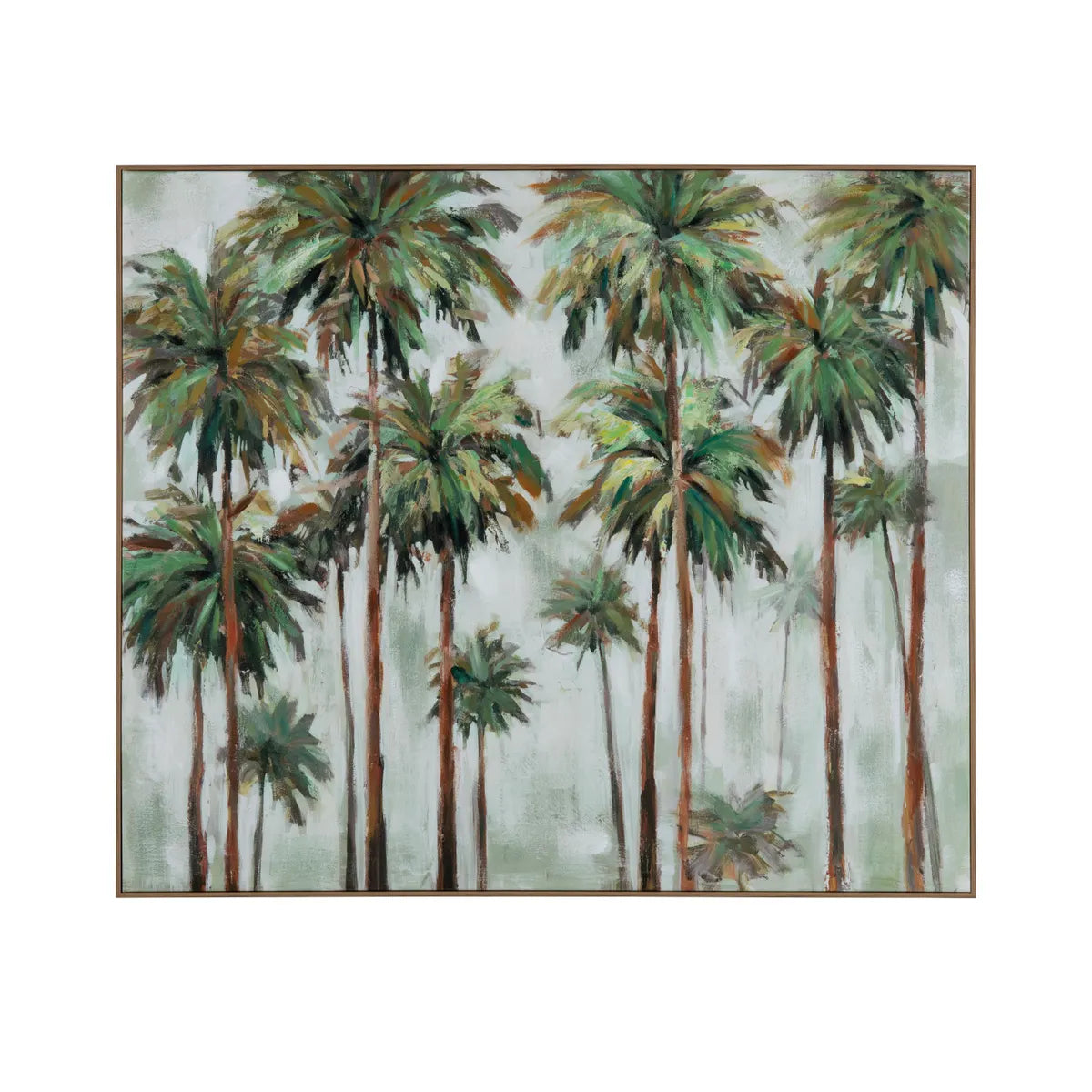 Crestview Collection Fresno Tropical Palm Trees Wall Art - Image 2