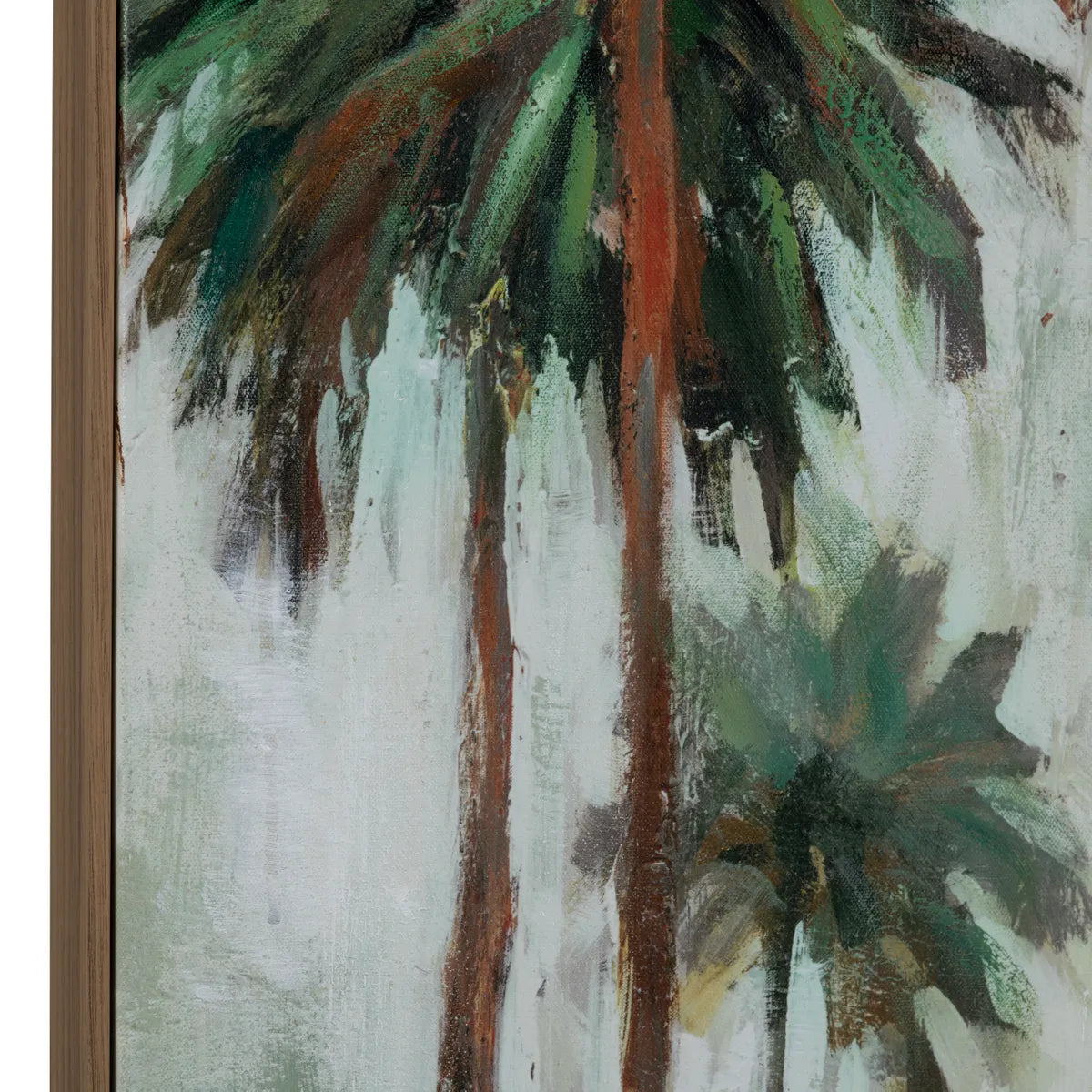 Crestview Collection Fresno Tropical Palm Trees Wall Art - Image 3