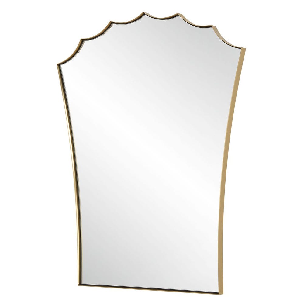 Uttermost Monarch Scalloped Arched Top Vanity Mirror - Image 3