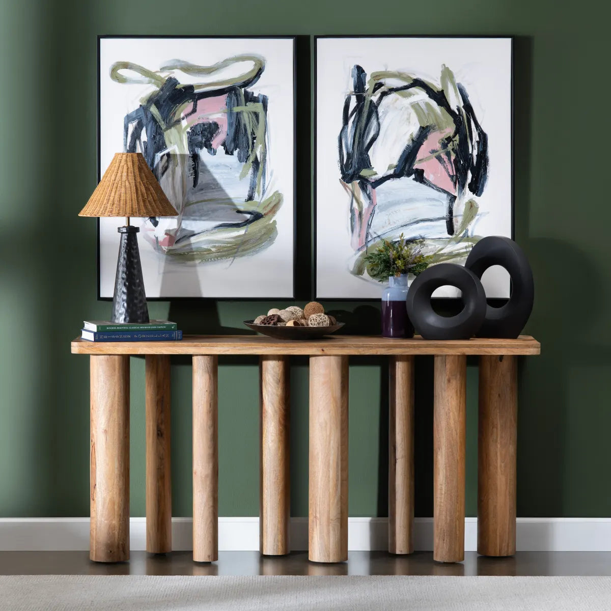 Crestview Collection Moody Hues Wall Art ~ Set Of 2 - Image 2
