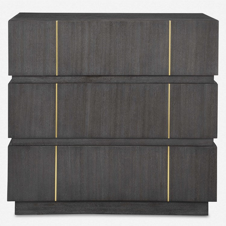 Uttermost Between The Lines Acacia With Brass Accents Chest - Image 2