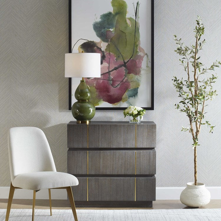 Uttermost Between The Lines Acacia With Brass Accents Chest - Image 3