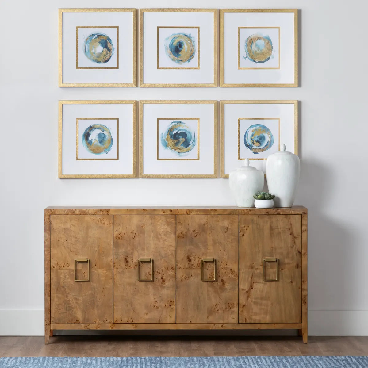 Crestview Collection Carver Wall Art ~ Set Of 6 - Image 1