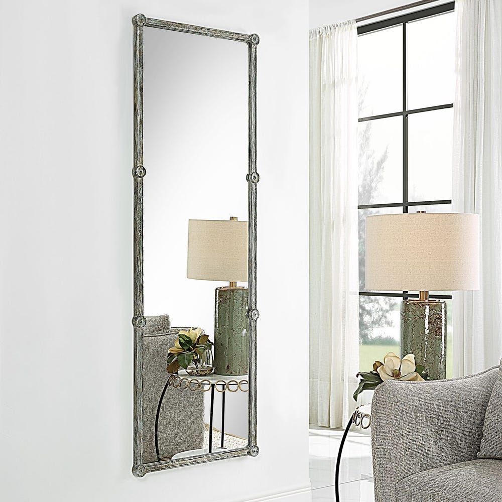 Uttermost Gattola Weathered Verdigris Green Mirror - Image 2