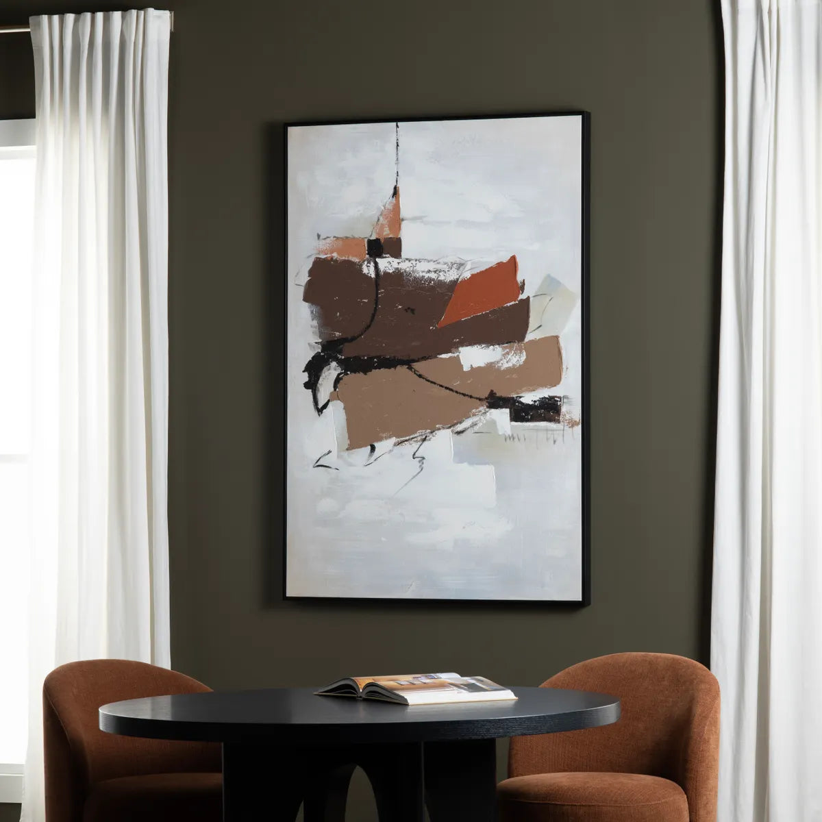 Crestview Collection Rust & Rhythm Wall Art - Image 1