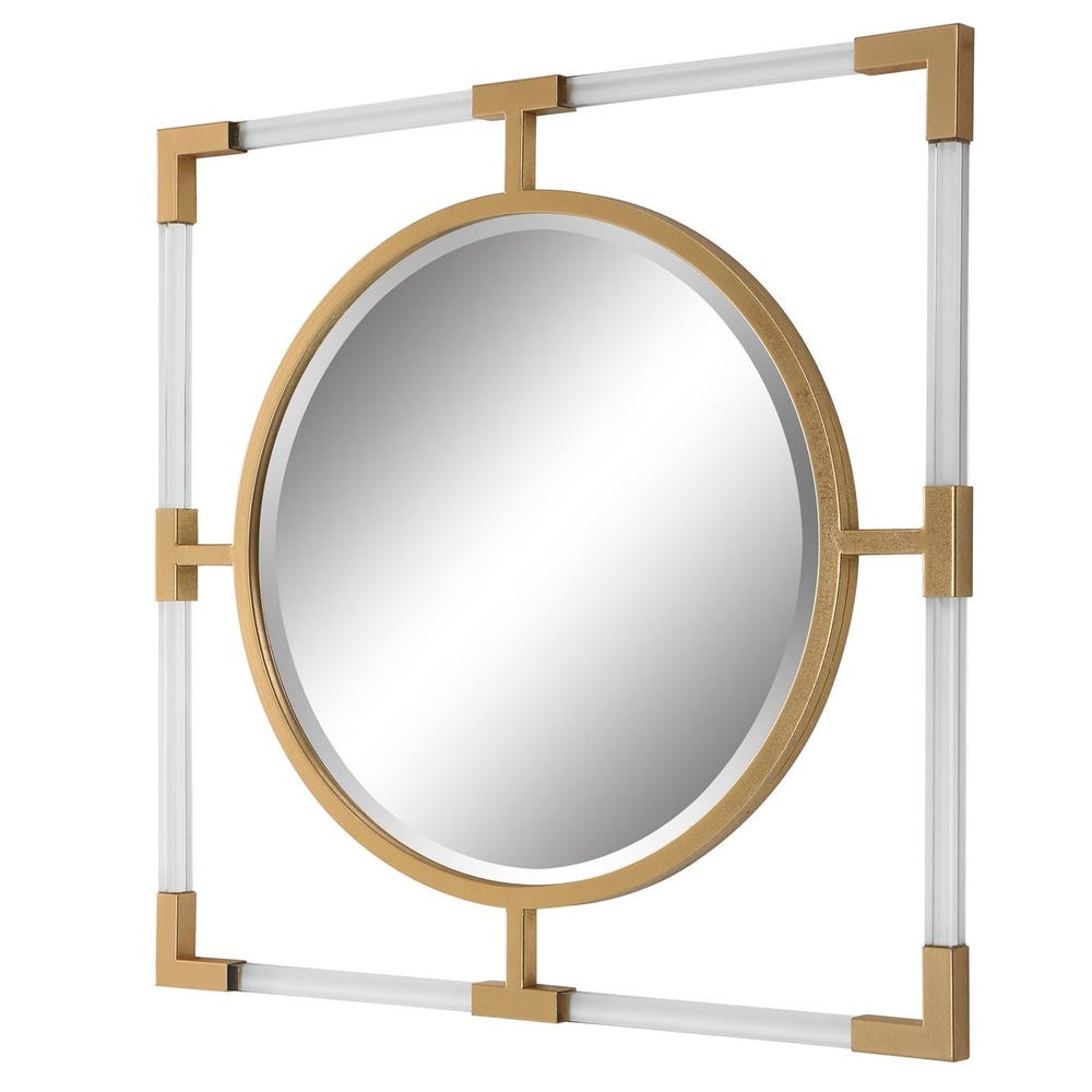 Uttermost Balkan Gold Leaf Small Mirror - Image 3