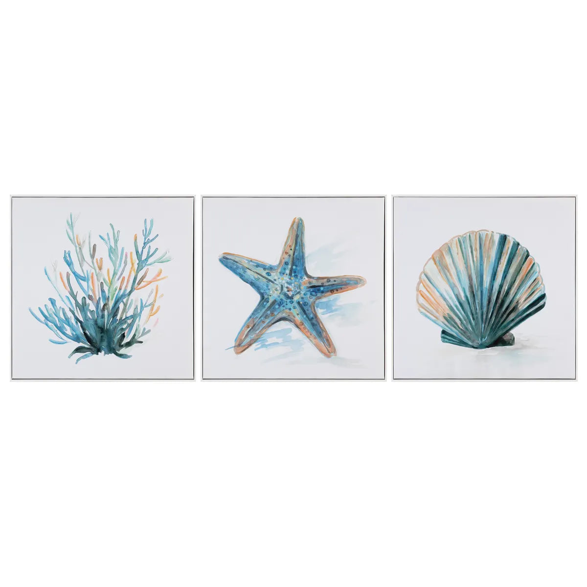 Crestview Collection Under The Sea Wall Art ~ Set Of 3 - Image 1