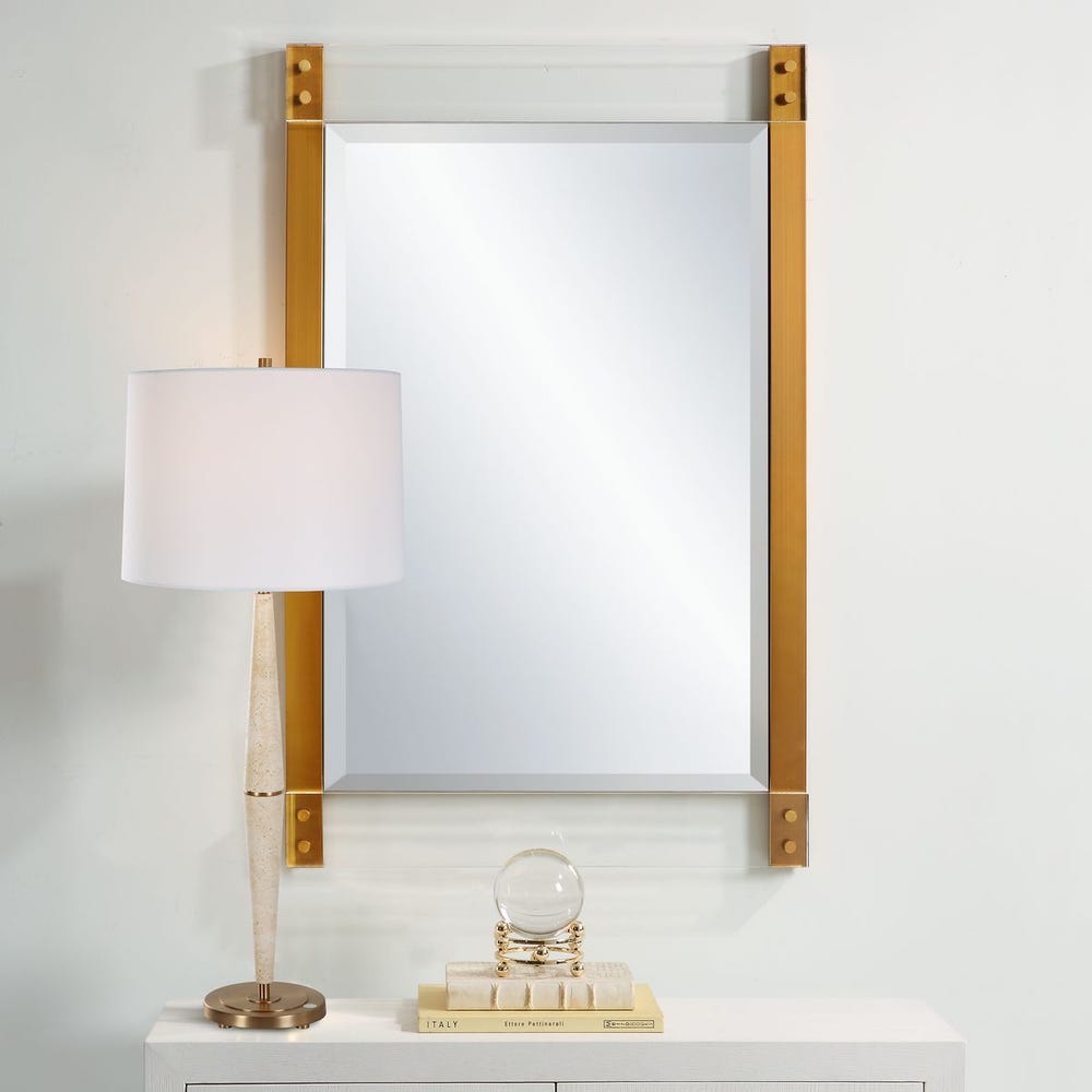 Uttermost Nera Stainless Steel Mirror - Image 1