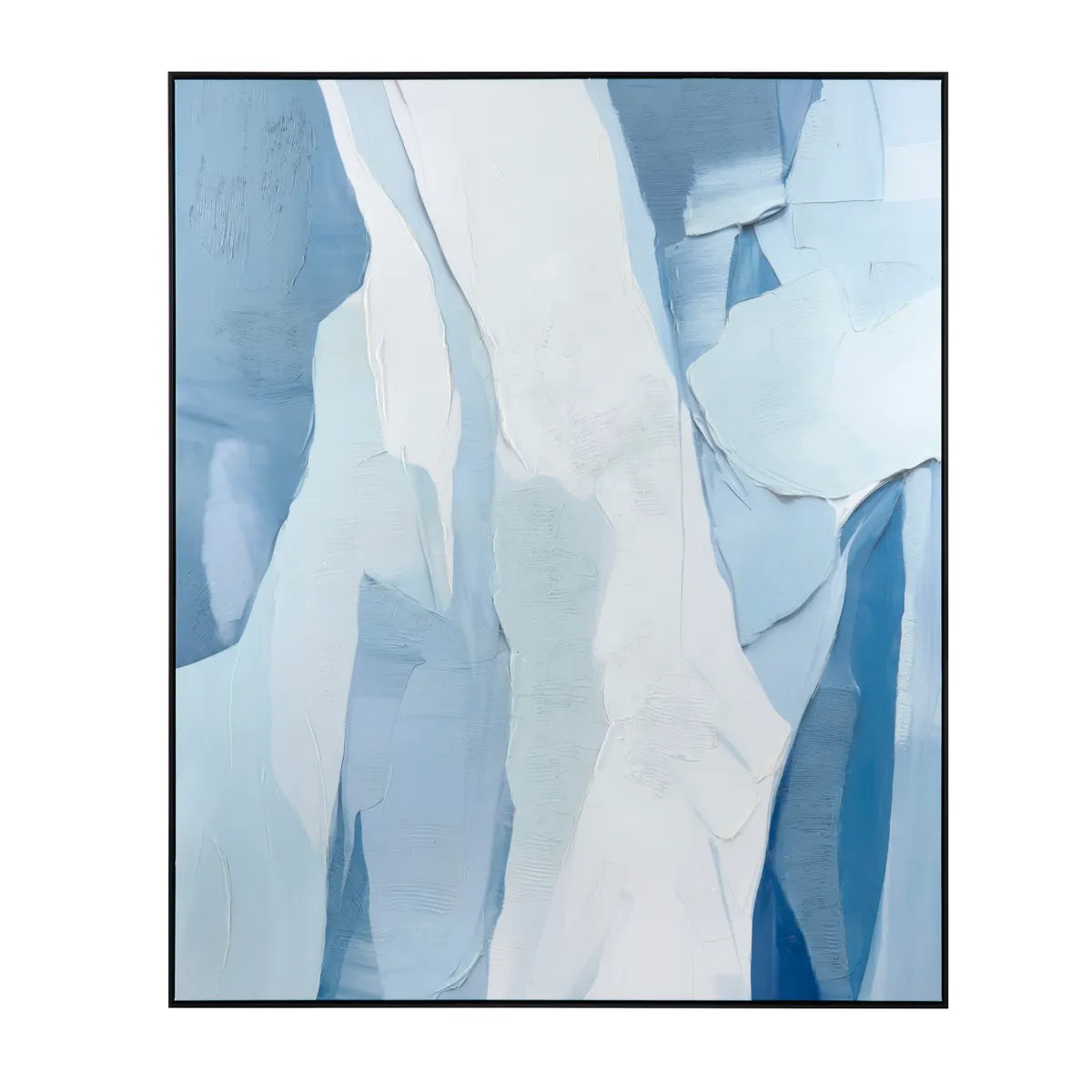 Crestview Collection Something Blue Hand Finished Wall Art - Image 1