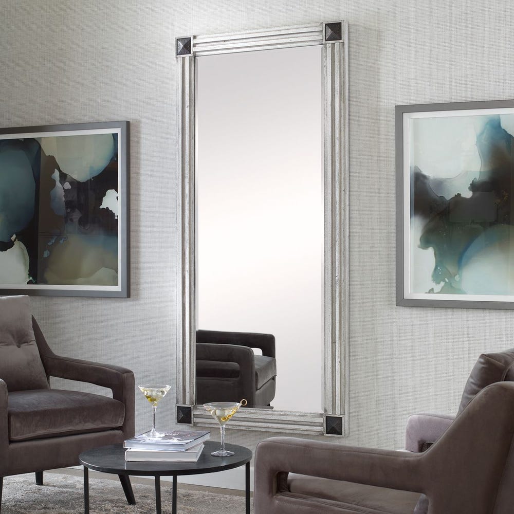 Uttermost Manor Aged Dark Bronze Mirror - Image 1