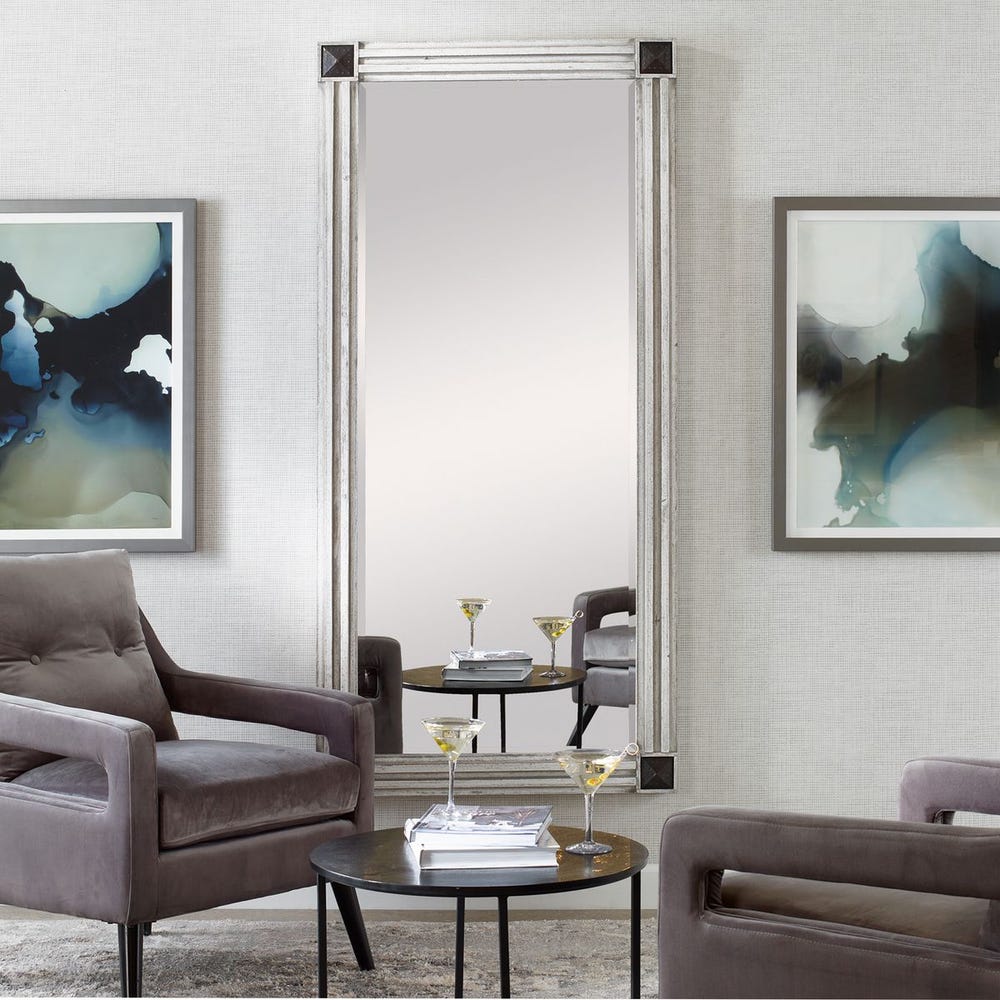 Uttermost Manor Aged Dark Bronze Mirror - Image 3