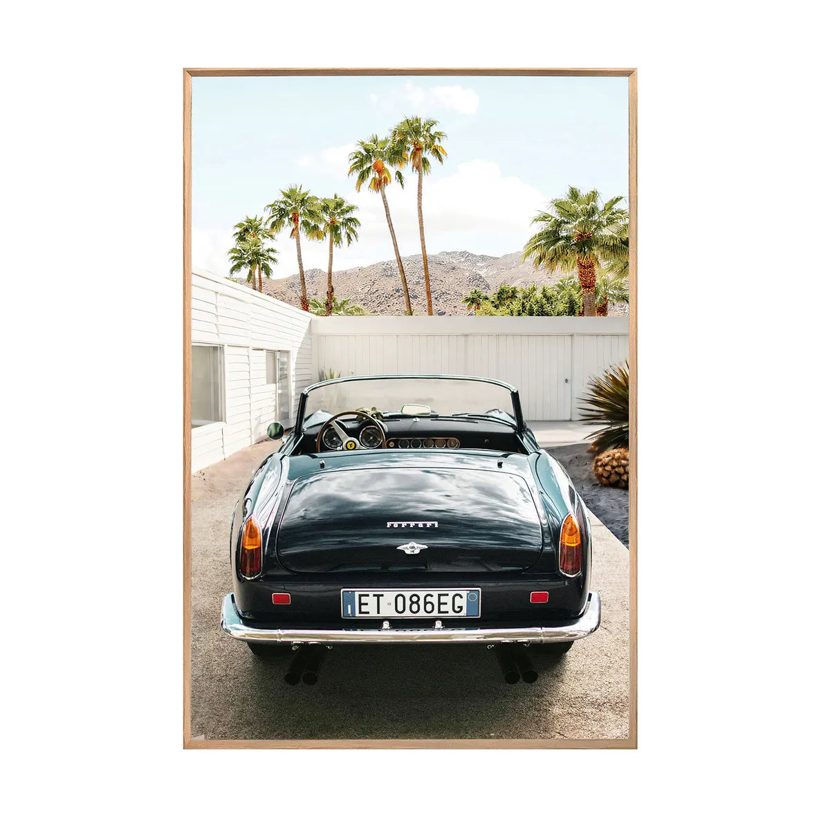 Crestview Collection Palm Springs Cruisin Wall Art - Image 1