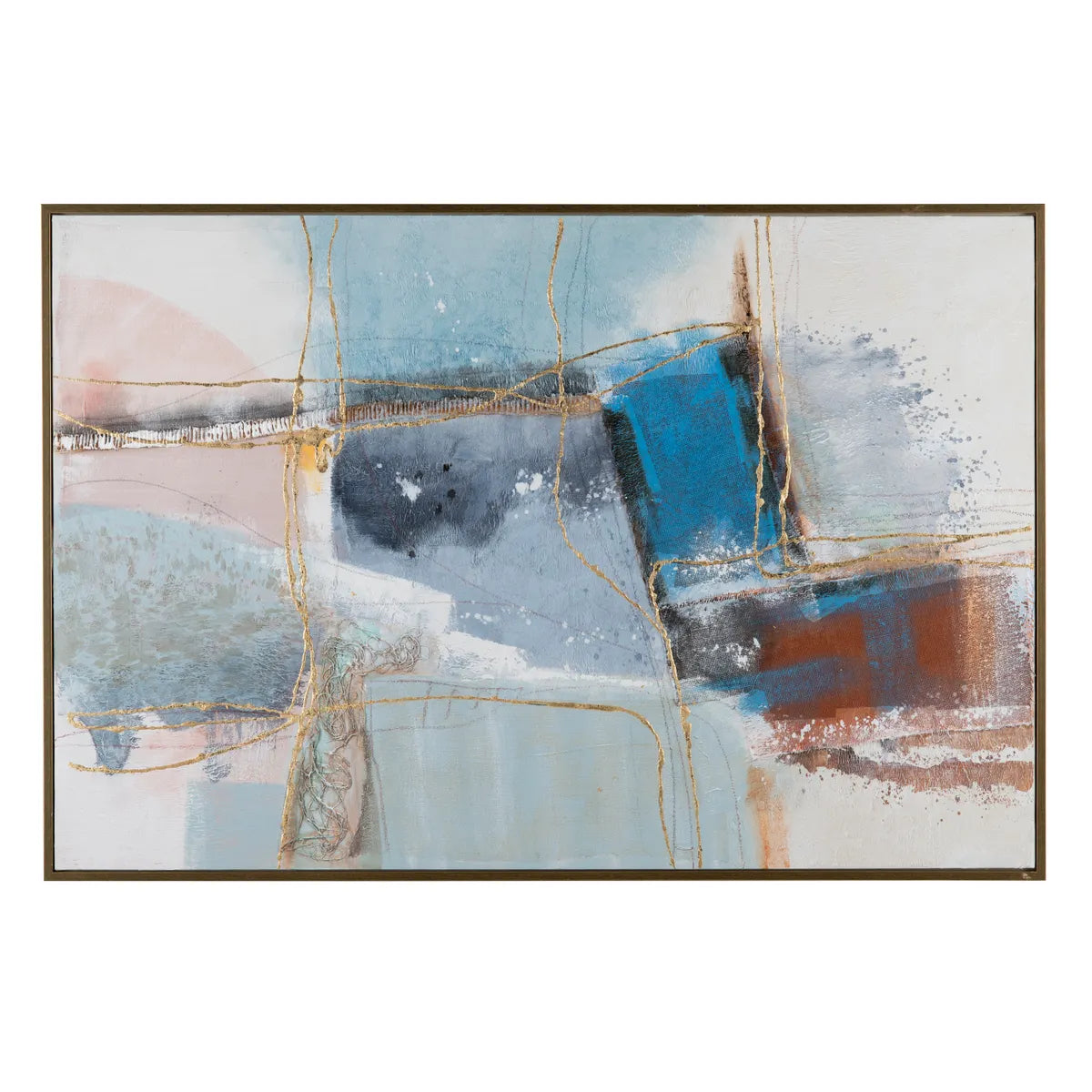 Crestview Collection Halu Abstract Modern Wall Art - Image 1