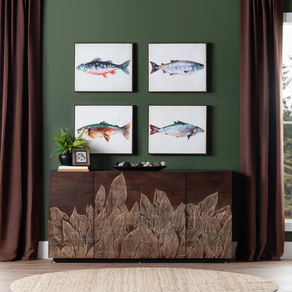 Crestview Collection Swimming School Wall Art~ Set Of 4 - Image 1