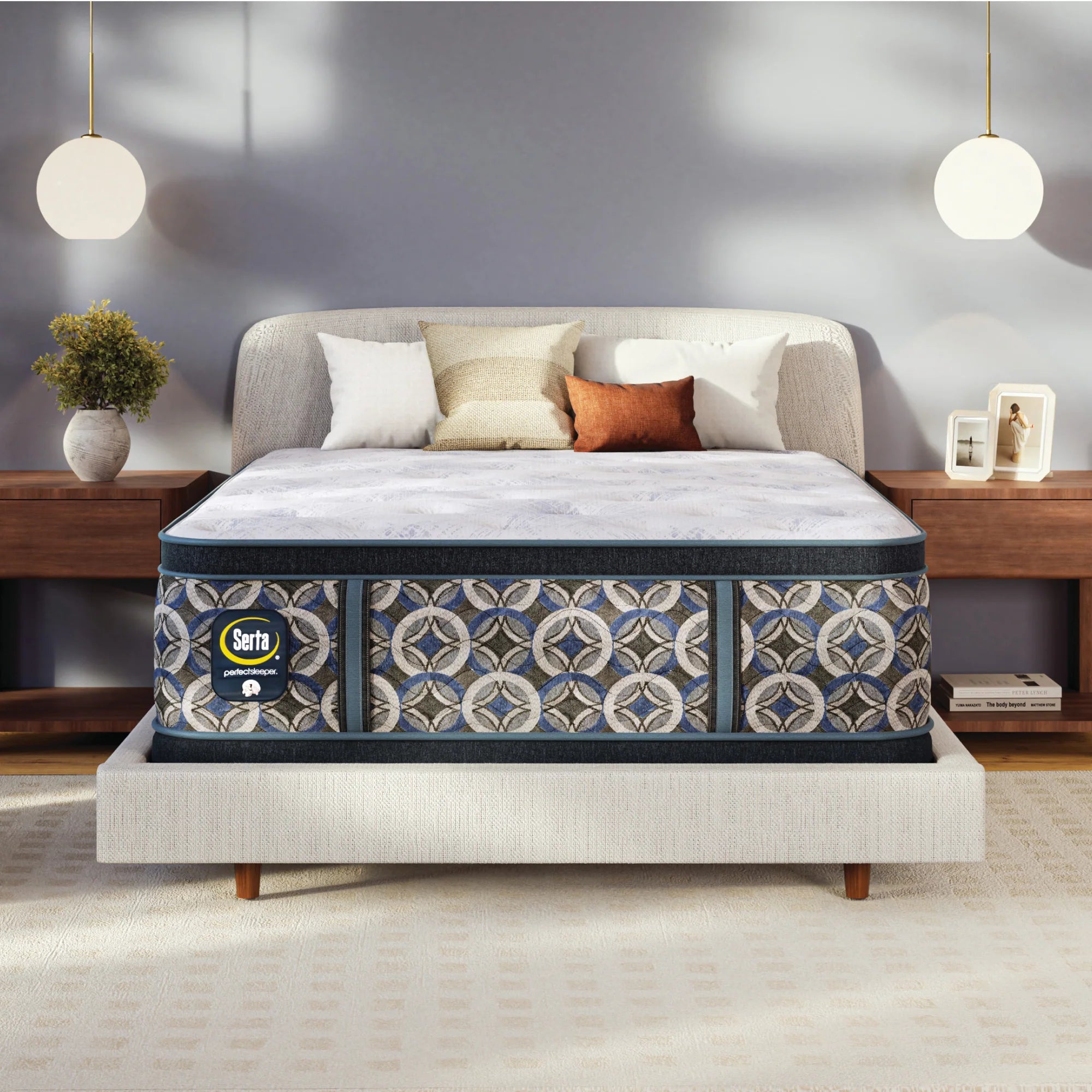 Serta Perfect Sleeper Innerspring Cascade Range Plush Pillow Top 15” Mattress ~ Available in Twin, Twin XL, Full, Queen, King and Cal King Sizes