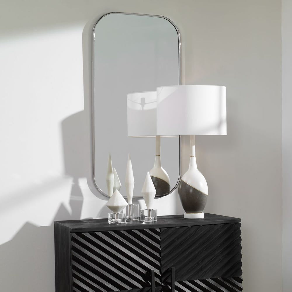 Uttermost Taft Polished Nickel Mirror - Image 2