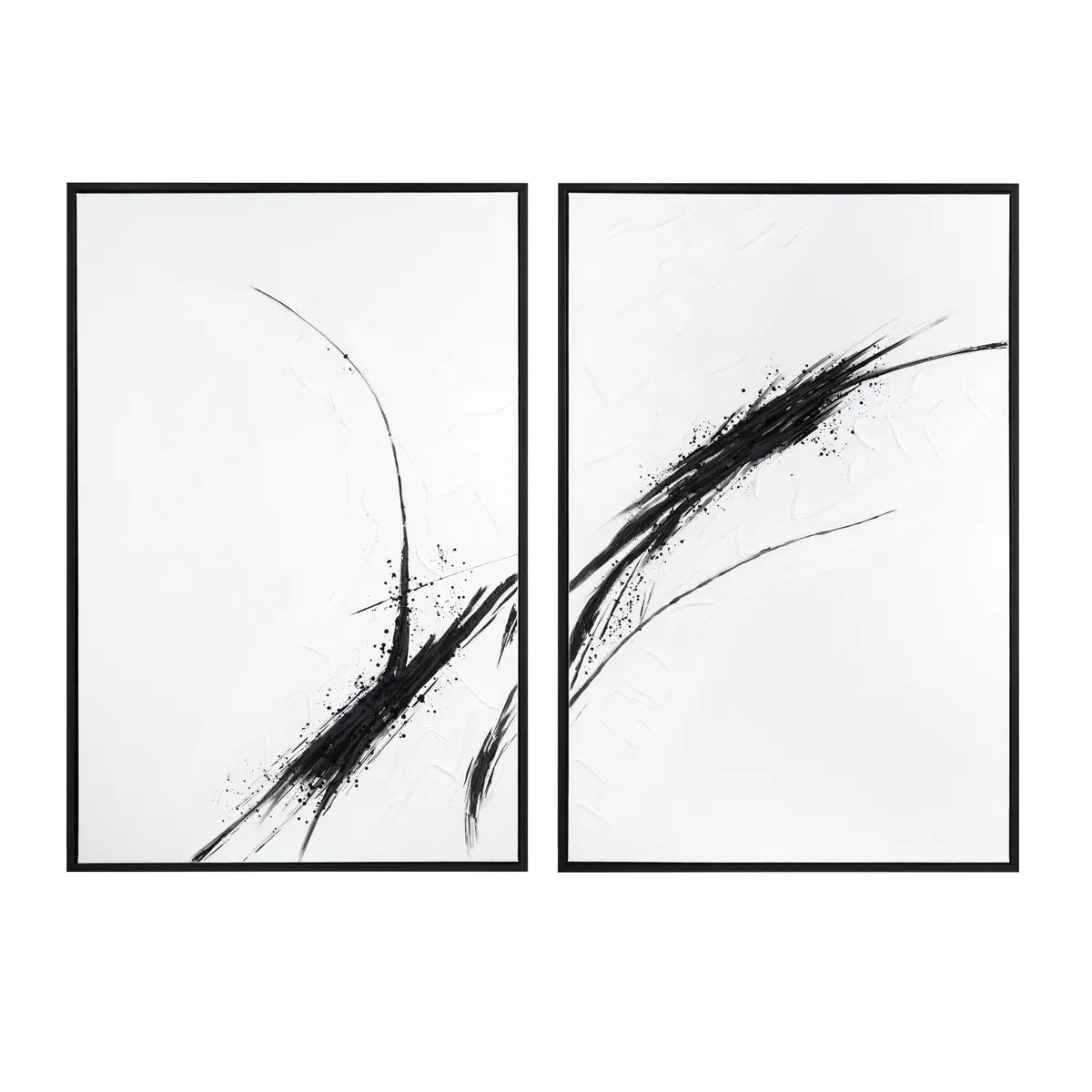 Crestview Collection Ramsey Oversized Canvas Wall Art ~ Set Of 2 - Image 2