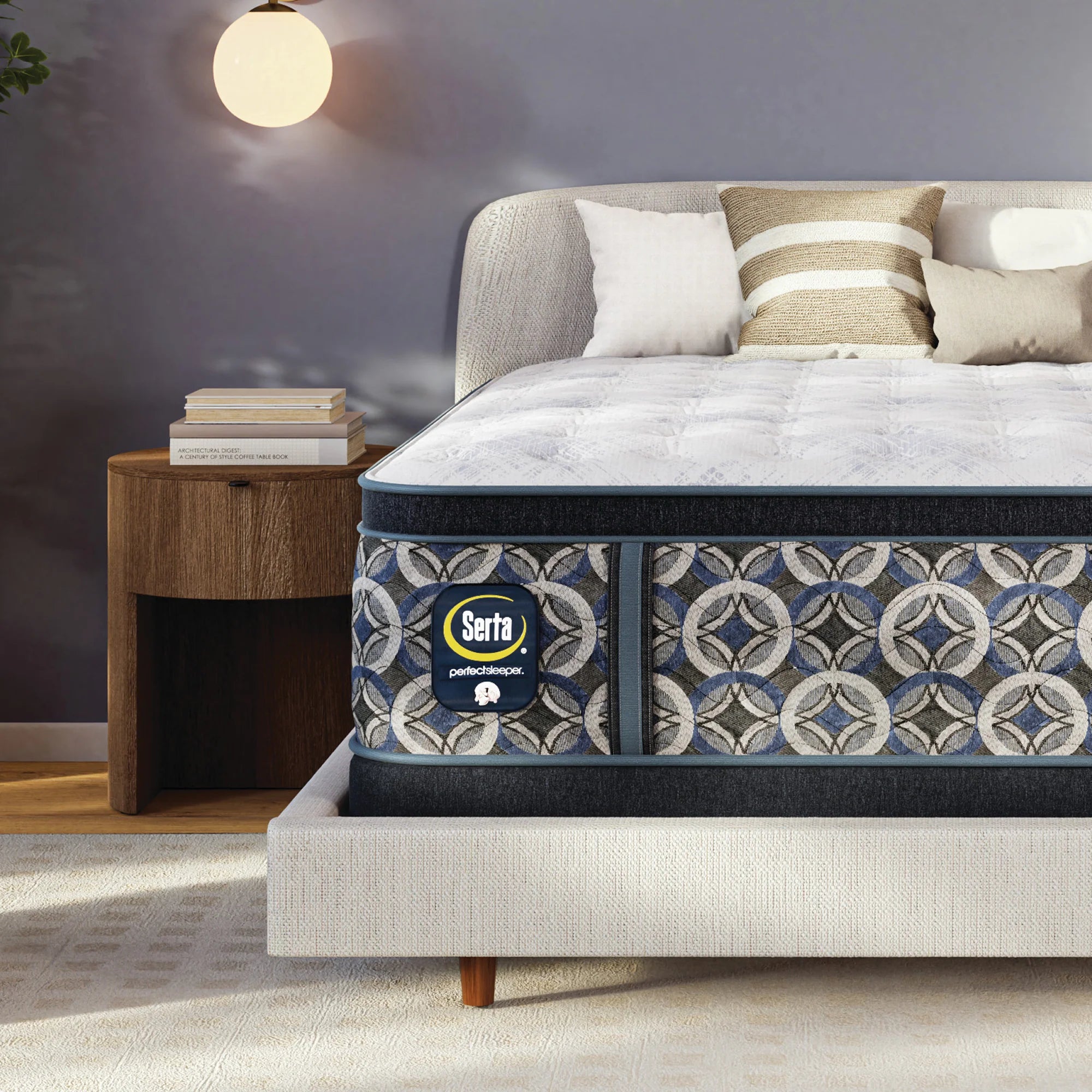 Serta Perfect Sleeper Innerspring Cascade Range Firm Pillow Top 14.5” Mattress ~ Available in Twin, Twin XL, Full, Queen, King and Cal King Sizes - Image 2