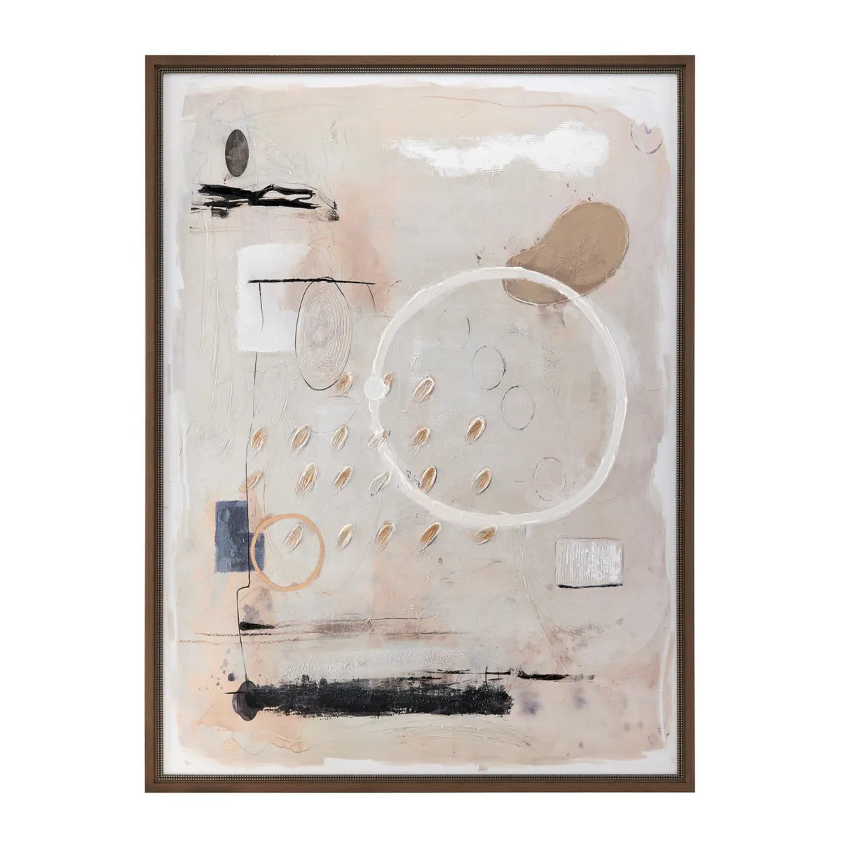 Crestview Collection Smyth Hand Painted Canvas Wall Art - Image 1