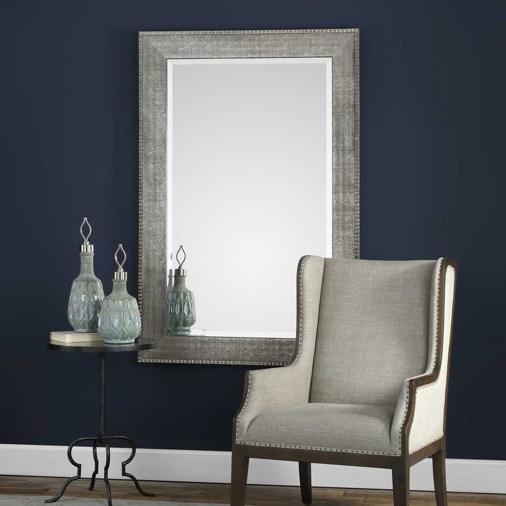 Uttermost Leiston Metallic Silver Mirror - Image 1